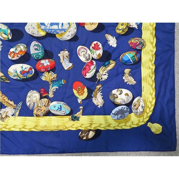 Hermes Silk Scarf with Nautical Motifs - Picture 5 of 12